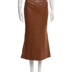 Staud Laurel Vegan Leather Skirt